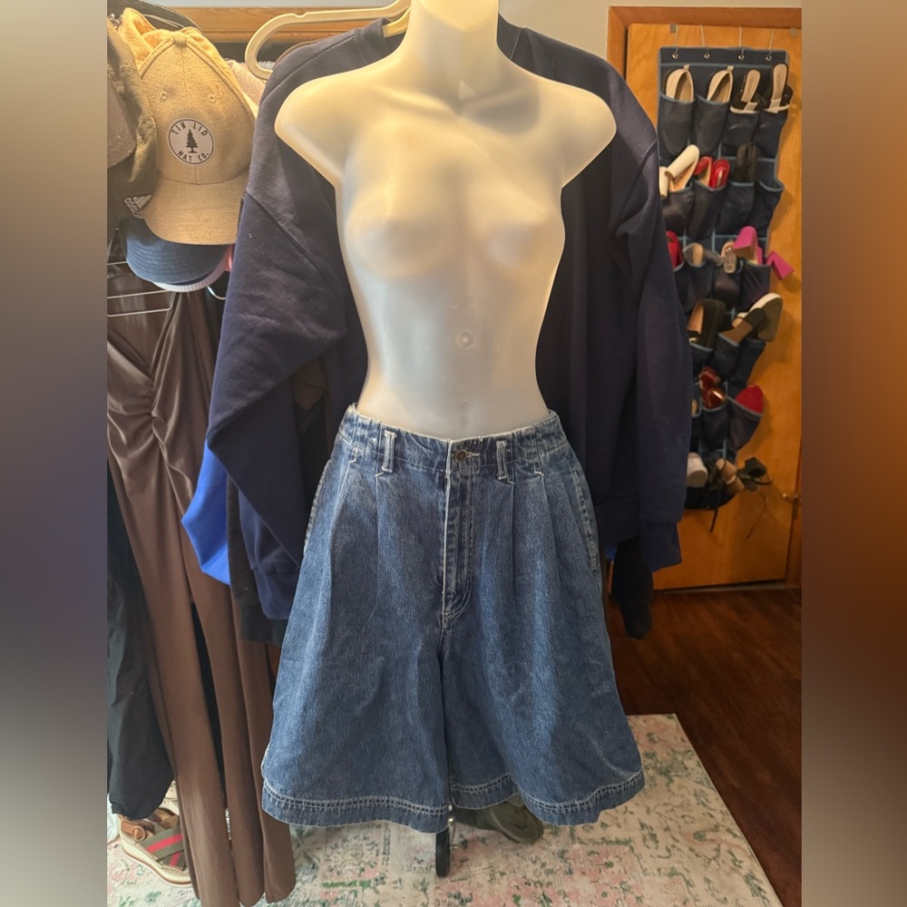 Vintage Denim Mom Shorts